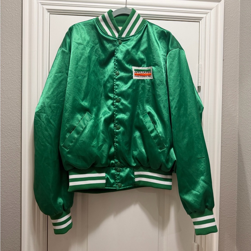 Holloway Green and White Jacket XL | Made in USA